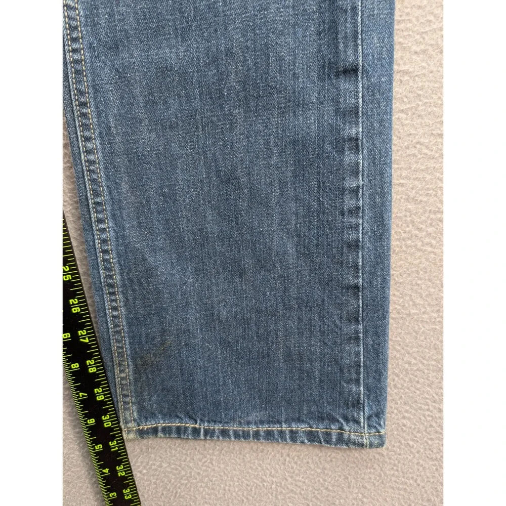 Levis 527 Men's Blue Denim Jeans Size 32x32 Straight Leg‎ Med Wash 100% Cotton